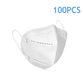 

Dustproof maskswashable,Dust Faceshield Windproof Foggy Pollution Respirator -100PCS breathable Personal Health Care mascarillas
