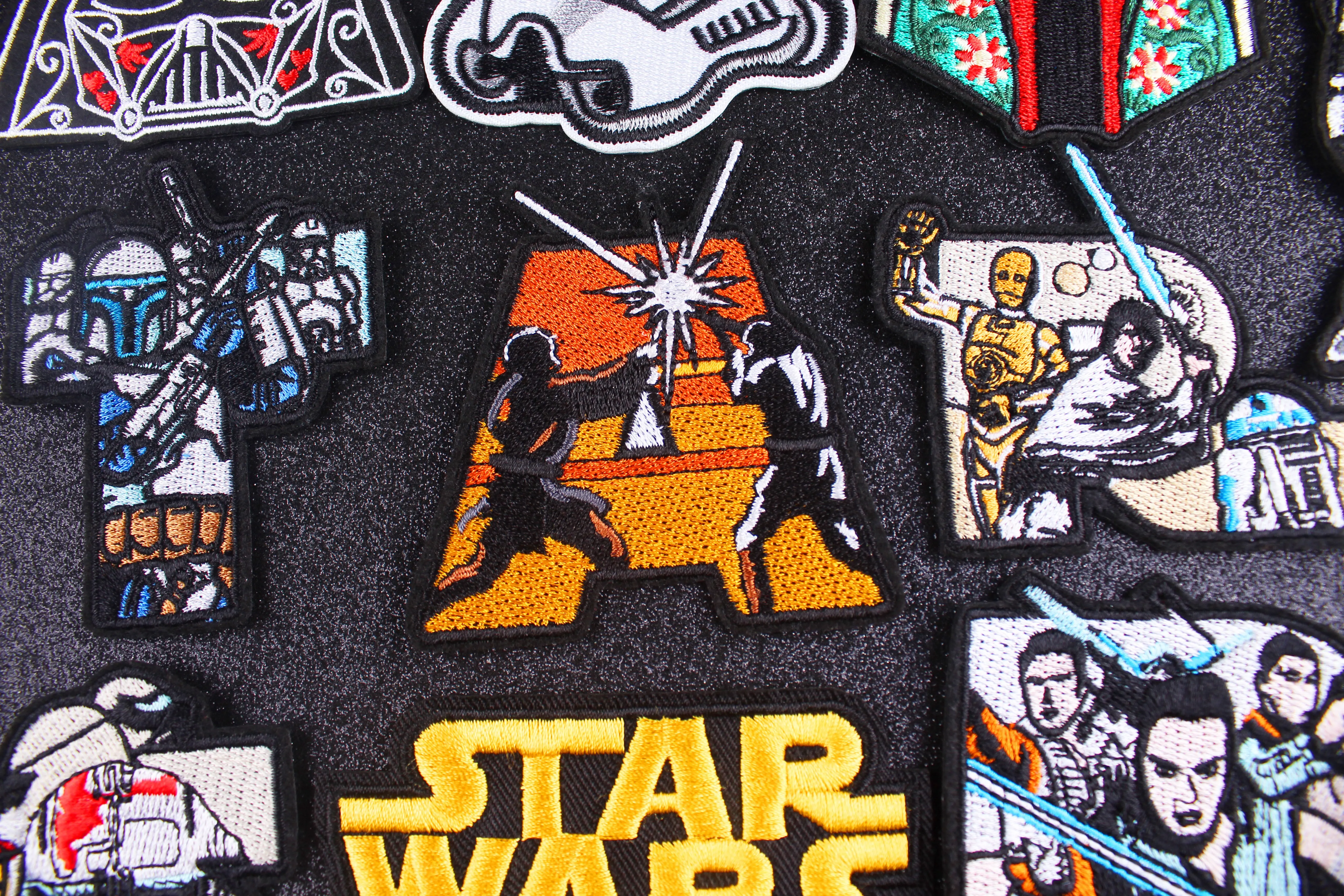 Star Wars Patches Embroidered Cloth Applique Badge Iron Sew On