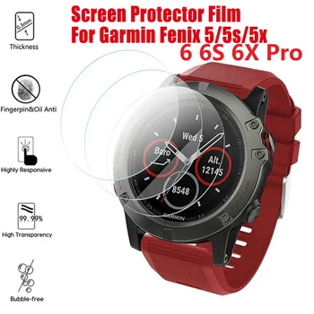 

Film For Garmin Fenix 6 Pro / Fenix 6S Pro Tempered Glass Premium Screen Protector Film Garmin Fenix 6X Pro Solar SmartWatch