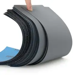 Assortiment de feuilles de papier abrasif grain 120 5000, 45 pièces, papier de verre sec et humide, pour le ponçage automobile, finition de meubles en bois, 23x9cm 