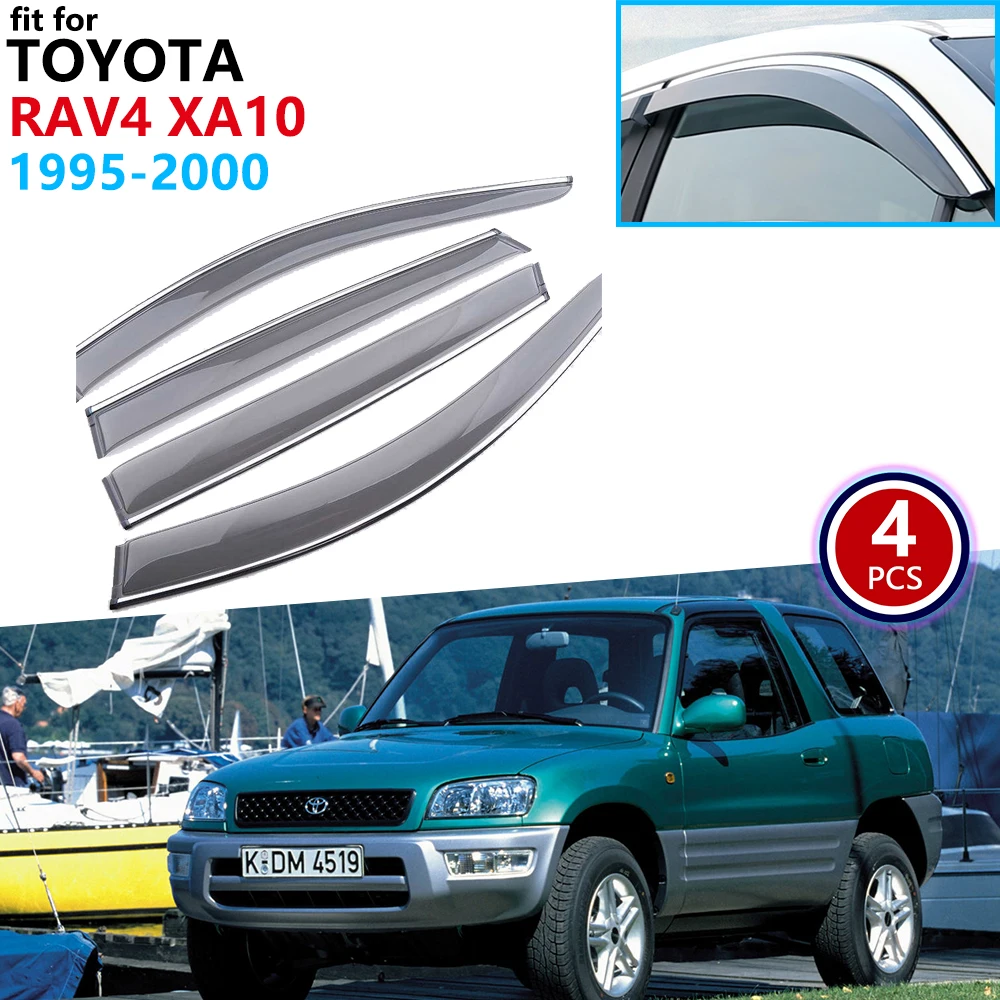 

for Toyota RAV4 XA10 1995 1996 1997 1998 1999 2000 Window Visor Vent Awnings Rain Guard Deflector Shelters Cover Car Accessories