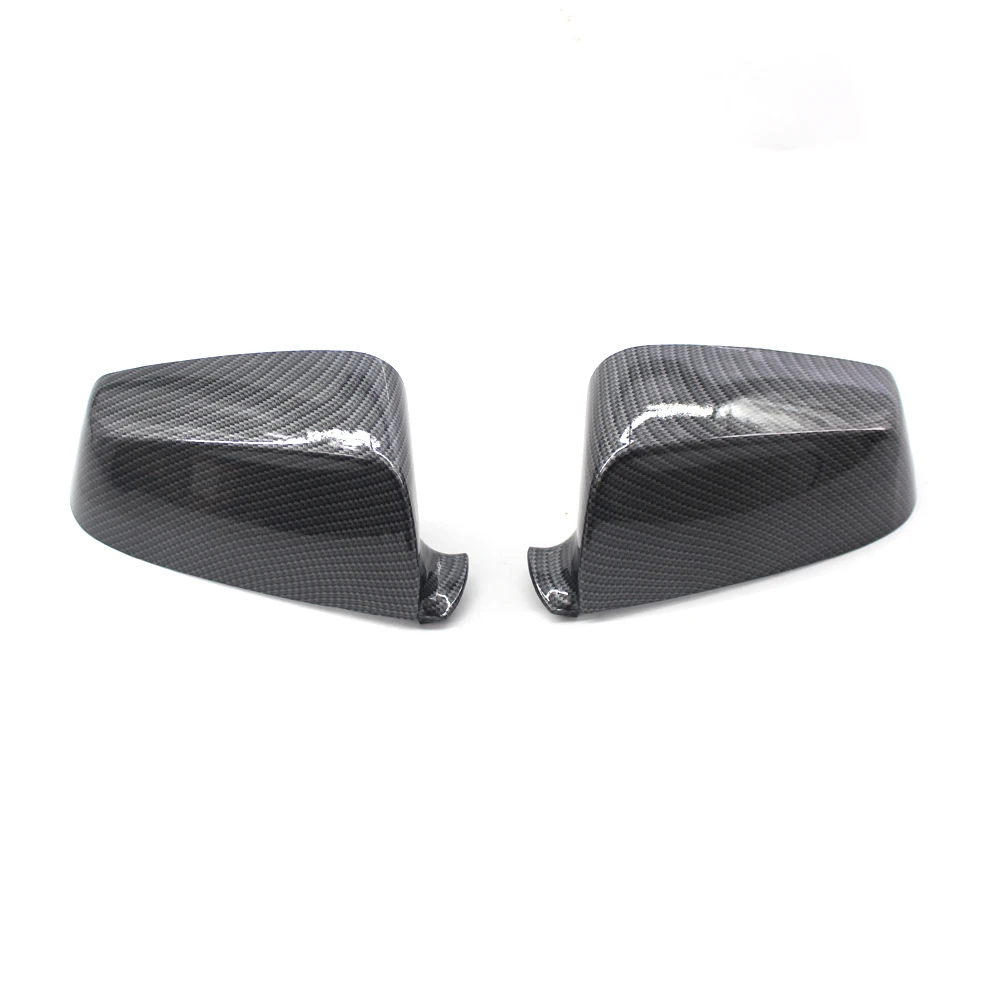 

2pcs car Side Rearview Mirror Cover Housing high quality carbon color black for BMW E60 E63 F06 F07 F12 F13 5 6 7 Series