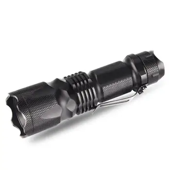 

Super Bright Q5 LED AA/14500 3 Modes Zoomable Flashlight Torch Penlight Mini Flashlight Flashlight Torch