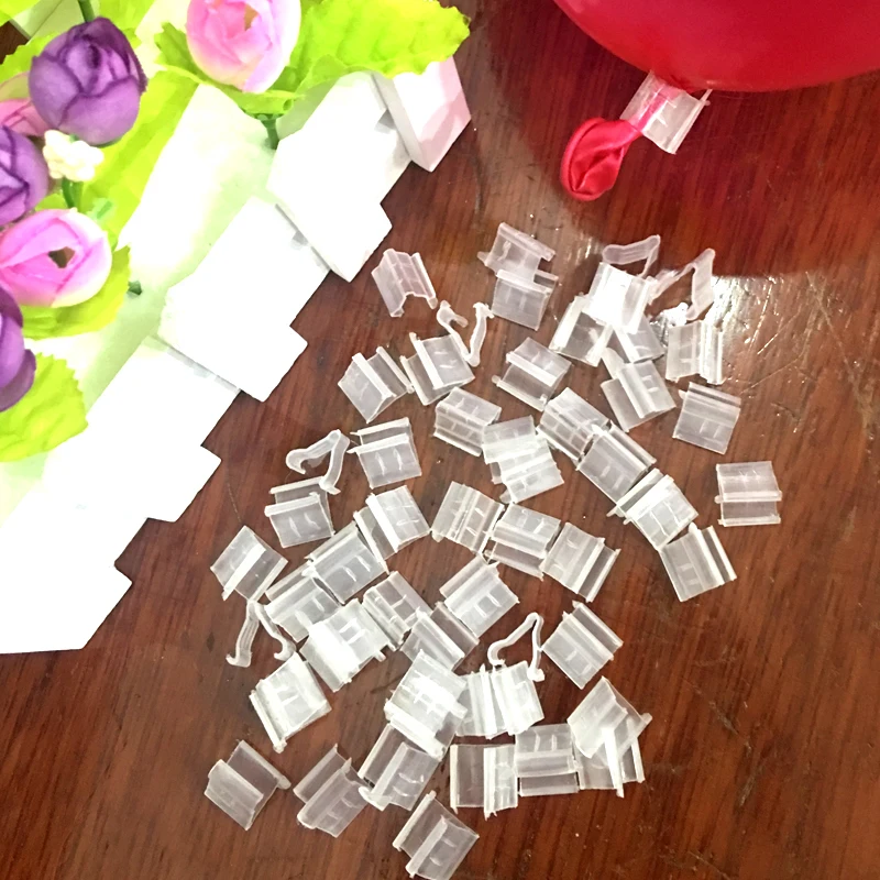 balloon clip "V" Shape Balloons Sealing Clip Ballon Buttons Clips Wedding/Birthday/Christmas Party Decor Supplies