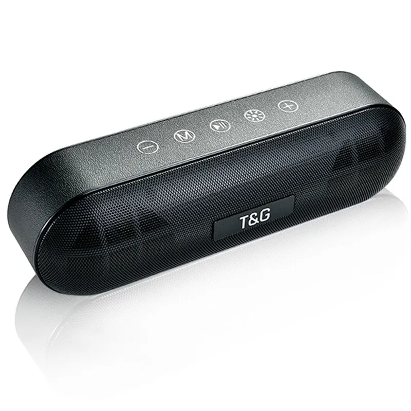 TG светодиодный Bluetooth металлический динамик открытый портативный супер бас