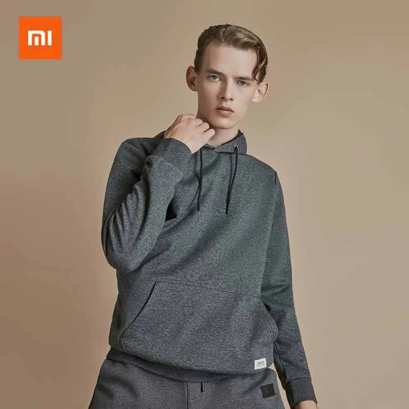 Xiaomi Mijia Youqi life man флисовая толстовка теплая и стильная трендовая универсальная замшевая внутри мягкое и удобное пальто