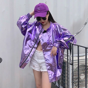 

Harajuku Oversized Jacket Women 2020 Spring Autumn New Arrival Outwear Coat Hip Hop Streetwear Loose BF Style Jackets QT23
