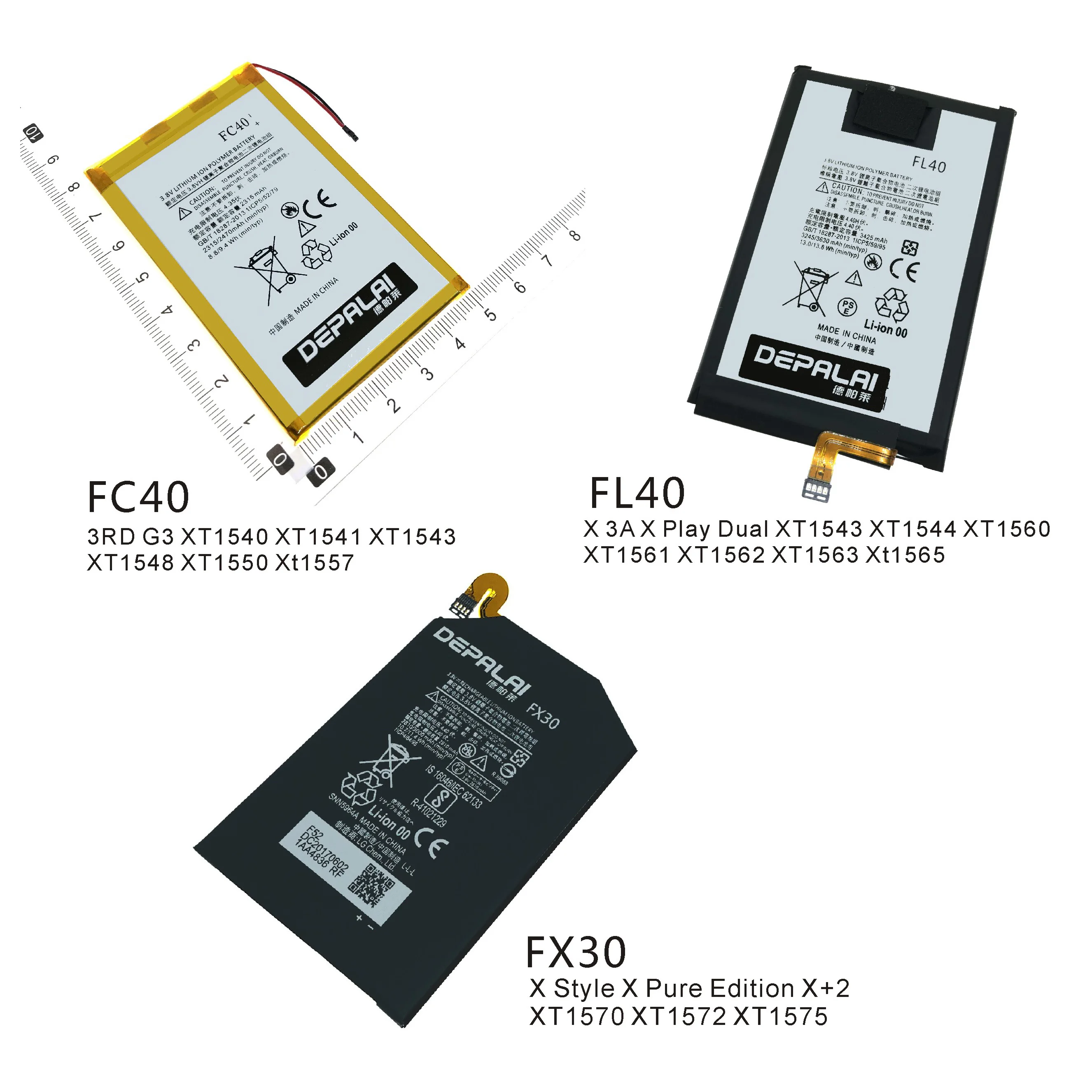Батарея FC40 FL40 FX30 для телефона Motorola Moto G 3RD G3 X3A X Play Style XPure XT1540 XT1541 T1560 XT1561 XT1570 XT1572