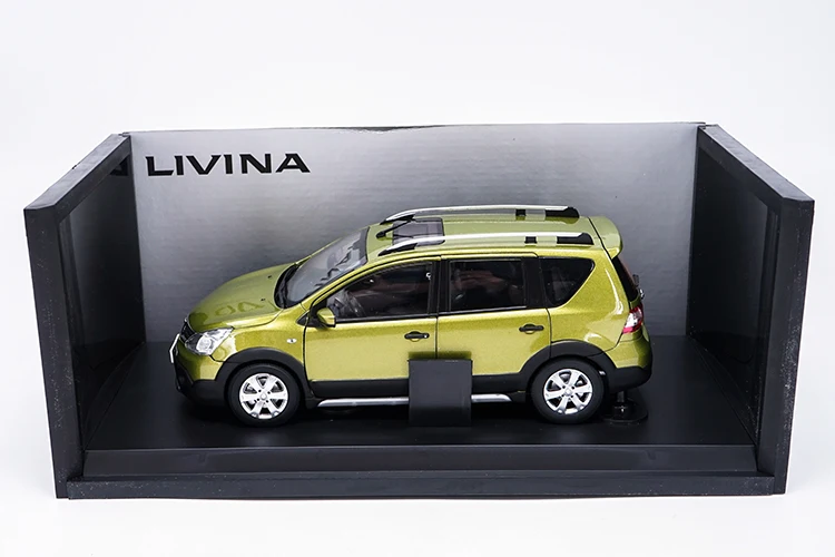 1:18 высокое тщательное Nissan Livina сплав модель автомобиля статические металлические модельные автомобили с оригинальной коробкой