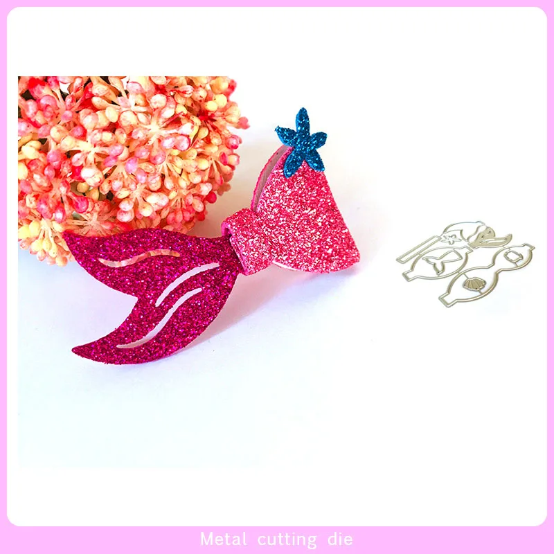 

Mermaid Metal Cutting Dies for Scrapbooking Bow Knot 2019 Craft DIY Album Embossing Folder Stencils Maker Photo Template Decor