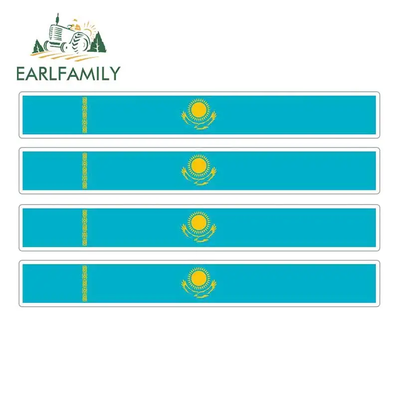 EARLFAMILY 13 см x 1 7 4 шт. полоса автомобиля Наклейка-флаг на Мотогонки скейтборд