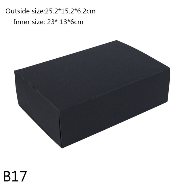 Black White Kraft Paper Box Candy Chocolate Storage Jewelry Boxes Wedding Birthday Party Gift Package Suppiles Home Decor