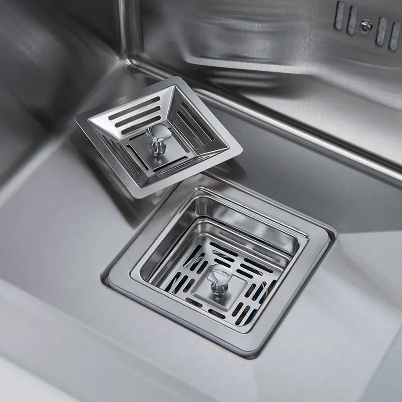 black Hidden Kitchen sink bowl Bar Stainless Steel Balcony sink Concealed black kitchen Bar With clean water tap