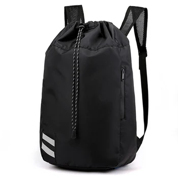 

Unisex Sports Backpack Oxford Fabric Bucket Drawstring Waterproof Outdoor Soccer Football Basketball Backpack Bags