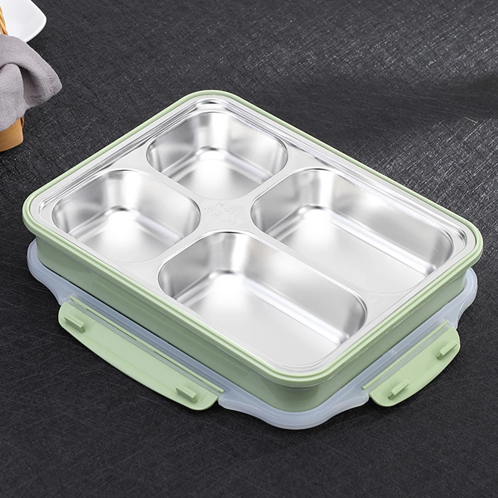 Портативный 5 сетки Снэк Ланч Bento Box герметичный контейнер для хранения еды посуда