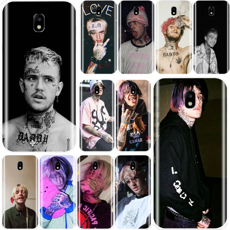 Чехол Lil Peep для Samsung Galaxy J3 J4 J5 J6 J8 2018 J7 2016 2017 из мягкого силикона и ТПУ | Мобильные