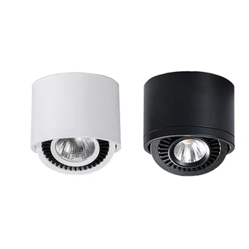 

Dimmable LED downlight 5W 7W 9W 15W, 360 Degree Rotating surface mounted COB downlight,85-265V indoor lighting