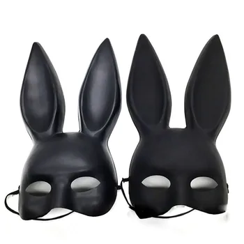 

Hunting Accessories Rabbit Ears Mask Disguise Cute Bunny Long Ears Bondage Mask Halloween Masquerade Party KTV Cosplay Props
