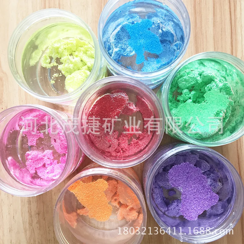 

Shaking Voice Network Red Not Wet Sand Magic River Water Plastic Sand Six Color
