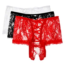 Перспективное нижнее белье с бантом и низкой талией, Эротическое нижнее белье, бандаж, Экзотические Стринги с открытой промежностью, большие размеры, женское нижнее белье с открытой передней частью, Kalhotky