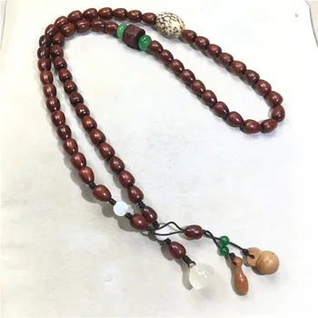 

Natural lobular Rosewood drops design three-circle bracelet wooden bracelet