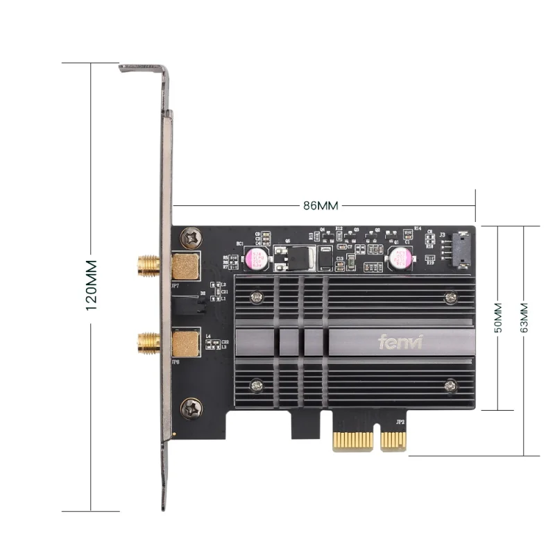 Wi Fi 6 адаптер для ПК Intel AX200 карта Bluetooth 5 1 3000 Мбит/с 802.11AX 2 4G/5G беспроводная антенна PCI