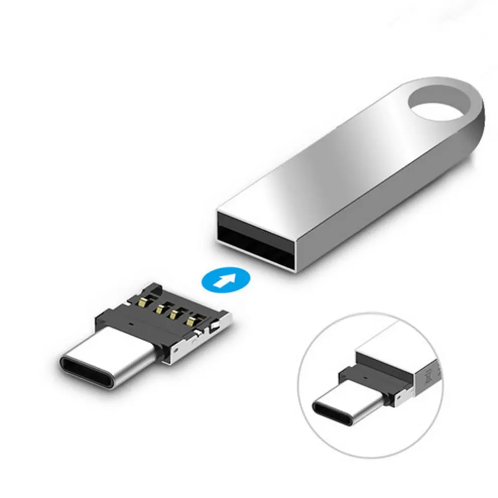 USB-Type C OTG коннектор адаптер Многофункциональный USB 2,0 конвертер Женский для ноутбука Настольный ПК смартфон