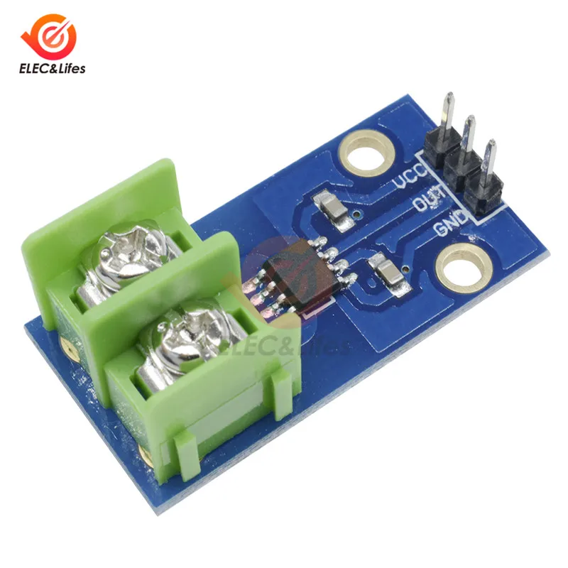 Модуль датчика тока ACS712ELC IC сменный модуль для Arduino 5 в постоянного GY712