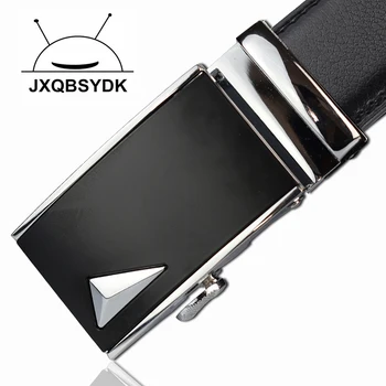 

JXQBSYDK Luxury Brand Men Belts Leather Strap Male Fashion Automatic Buckle Belts for Men 2020