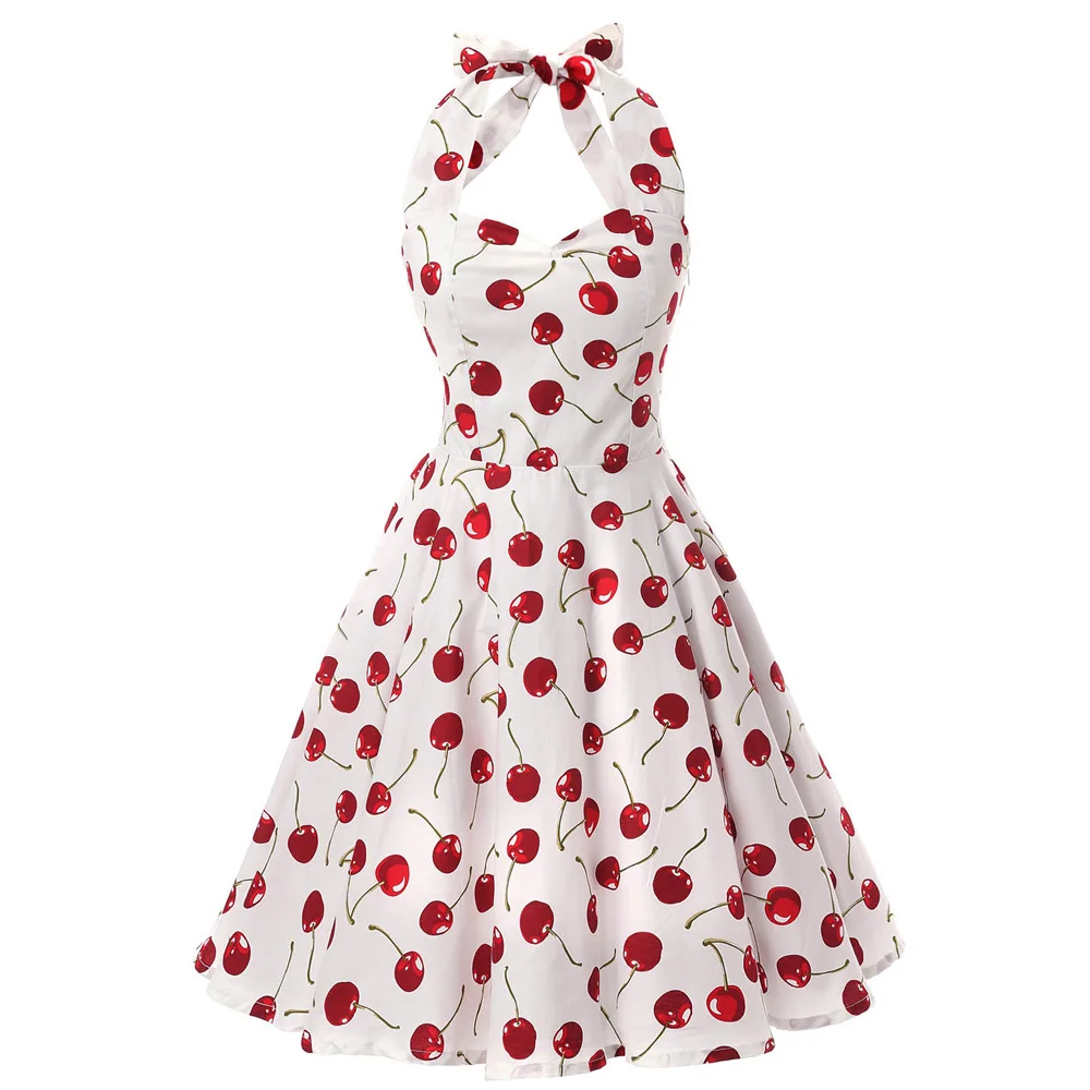 vintage cherry dress