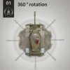 JJRC 1/30 RC Tank Battle 2.4G Remote Control Programmable Crawler Tank Sound Effects Military Tank Model Rc Car Toy for Boys Kid 2