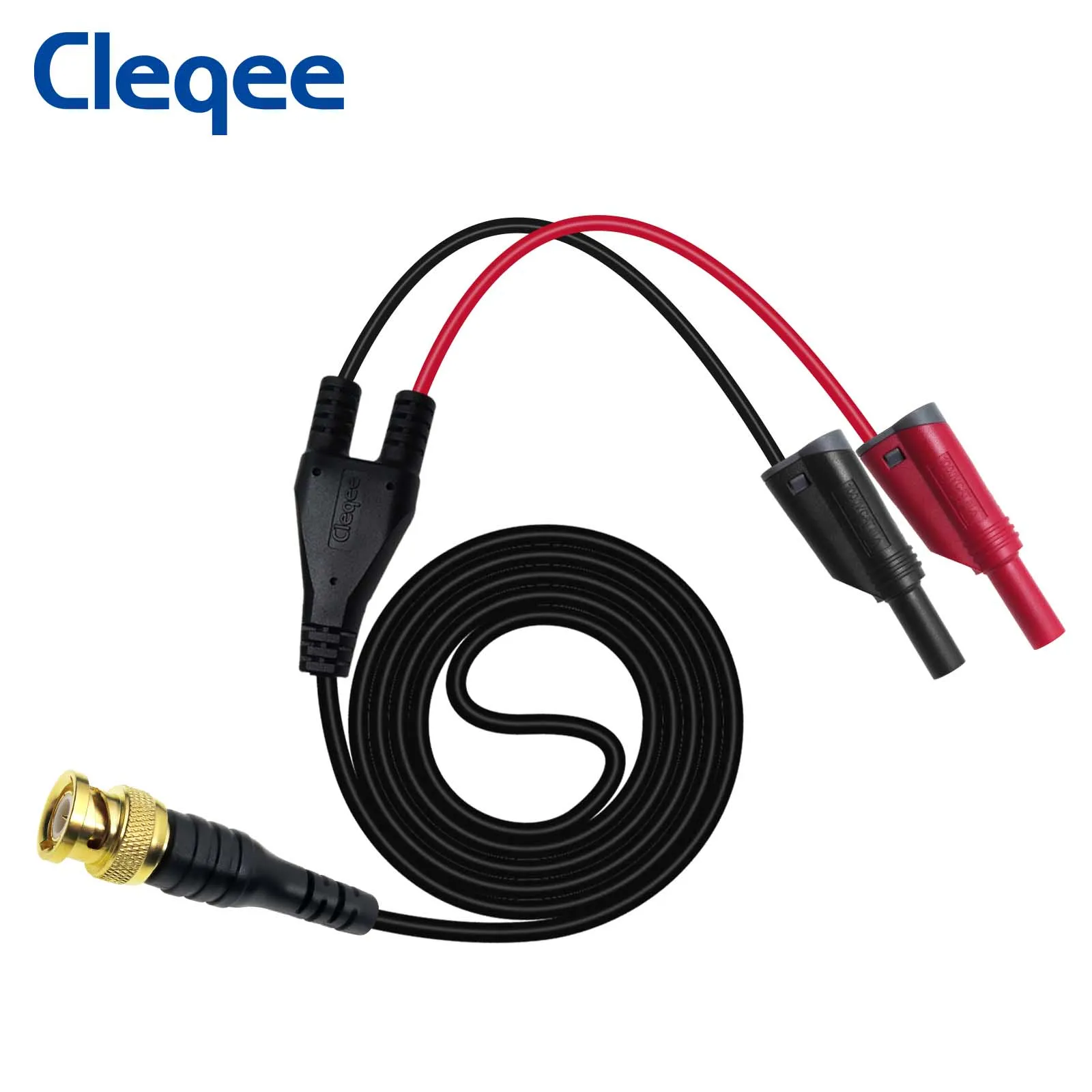 Cleqee P1064 позолоченный из чистой меди BNC от Q9 до Dual 4 мм Штабелируемый заглушенный