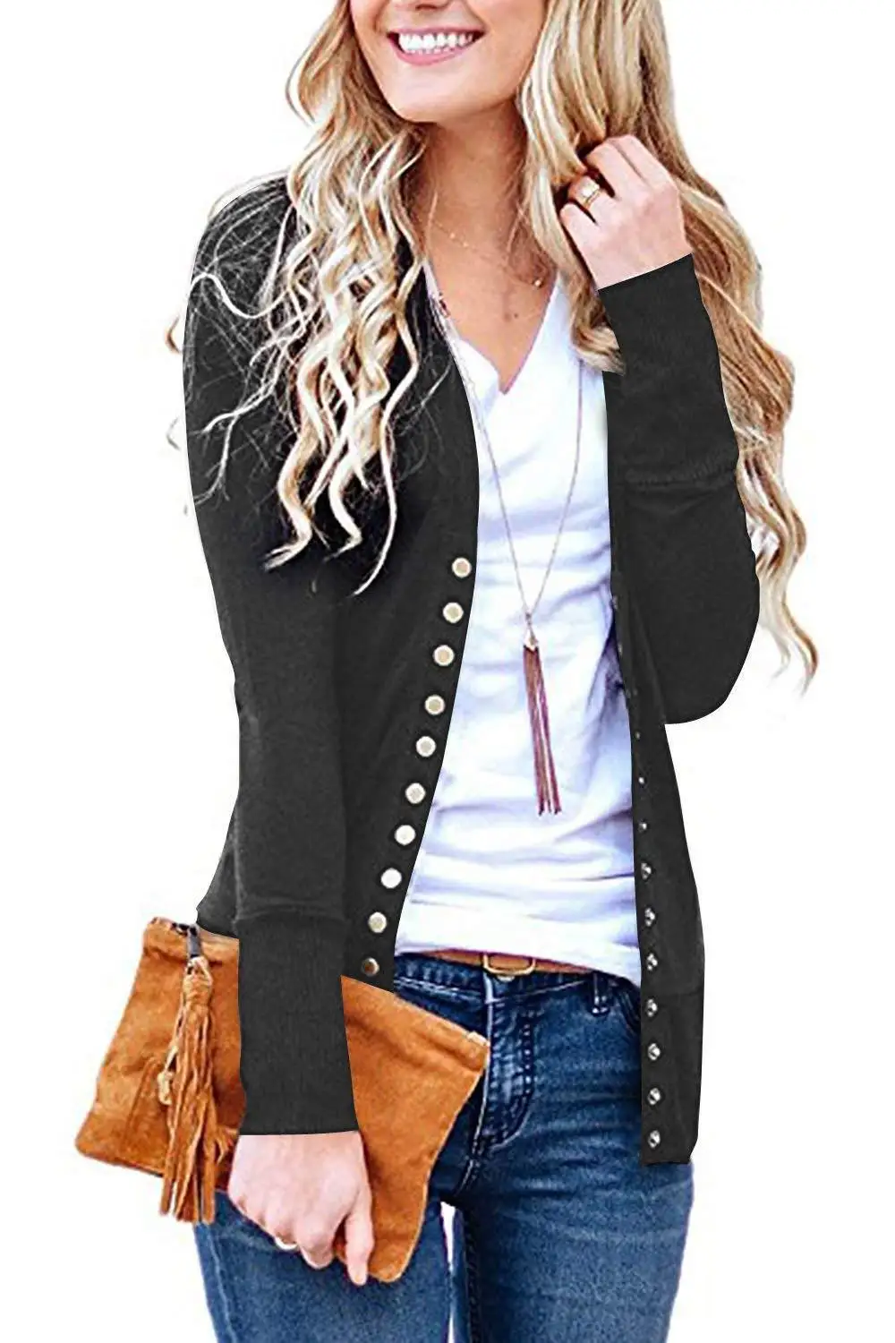 

Women's Cardigan 2019 Spring Autumn Women Coats Jackets Long Sleeve Outerwear Casual Singal Breasted Cardigan Sweater Jacket