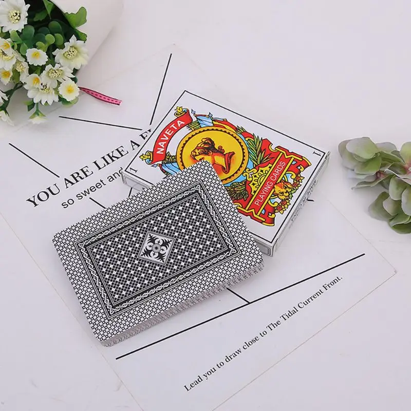 

Brand New and High Quality 50pcs/set Spanish Playing Cards Magic Props Family Party Board Games Poker Card Tarots