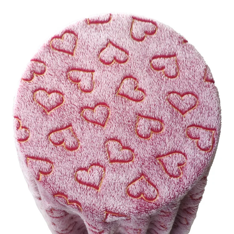 5 метров двухсторонняя фланель бронзовая Любовь жаккард вязаная скатерть перчатки пижамная ткань 230gsm