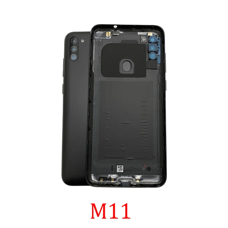 

New Back Cover Case For Samsung Galaxy M11 M115F M115 Original Phone Housing Chassis Frame Rear Panel With Camera Lens Parts