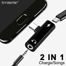 2 в 1 usb type C до 3,5 мм адаптер для наушников для Leeco Le Max 2/Pro 3 S3 Aux аудио кабель зарядное устройство для наушников зарядный конвертер
