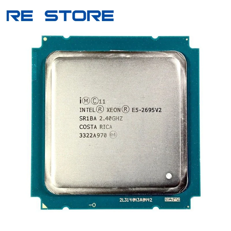 Бывший в употреблении серверный процессор Intel Xeon E5 2695 v2 2 40 ГГц 30 Мб 12 ядерный 115 Вт