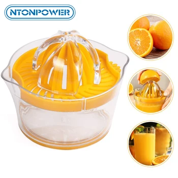 

NTONPOWER Citrus Orange Manual Hand Squeezer with Measuring Cup Manual Juicer Kitchen Egg yolk separator Ginger Garlic Grater