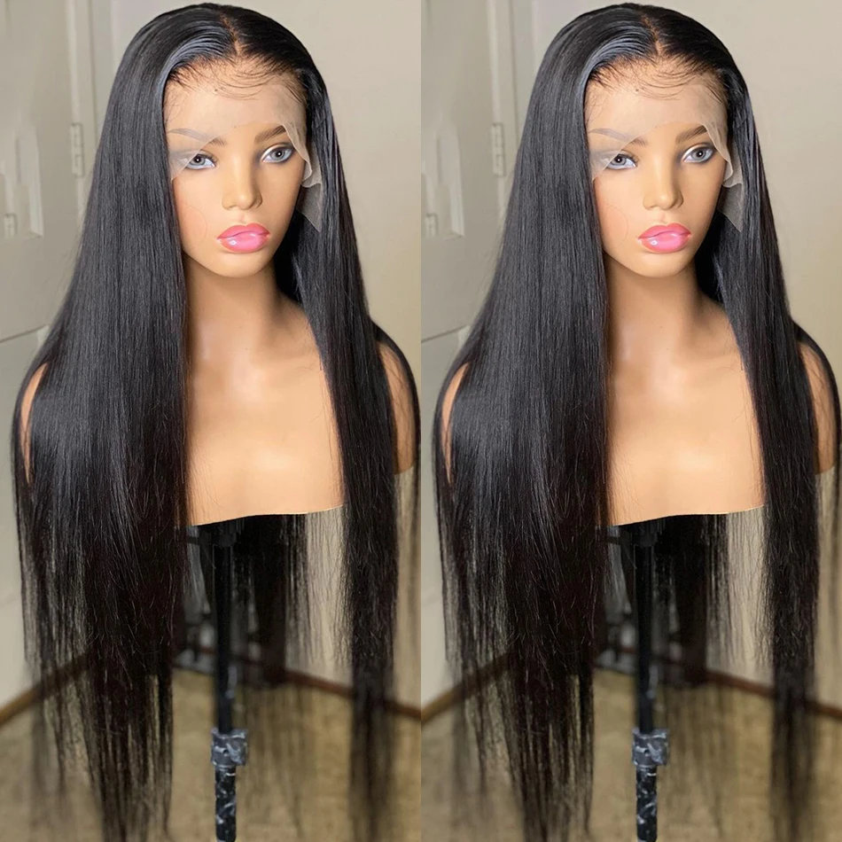 Dianteira do Laço Colorido em Linha Perucas de Cabelo Loira Cinza Destaque Peruca Metade Preto 613 Reta Humano Pré Arrancado Ombre t Parte Laço Transparente 13 Cheap Apliques com cabelo humano