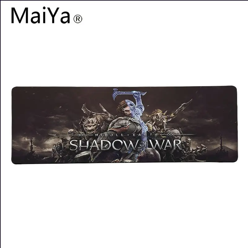 Maiya Top Quality Middle earth Shadow of War Office Mice Gamer Soft Mouse Pad Free Shipping Large Mouse Pad Keyboards Mat