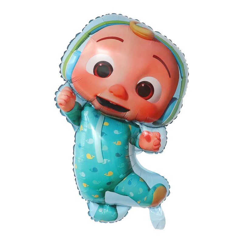 10/20/50pcs 65x43cm Cocomelon Theme Foil Balloon Baby Shower Birthday Party Decoration Party Supplies Air Globos Kids Toys Ball