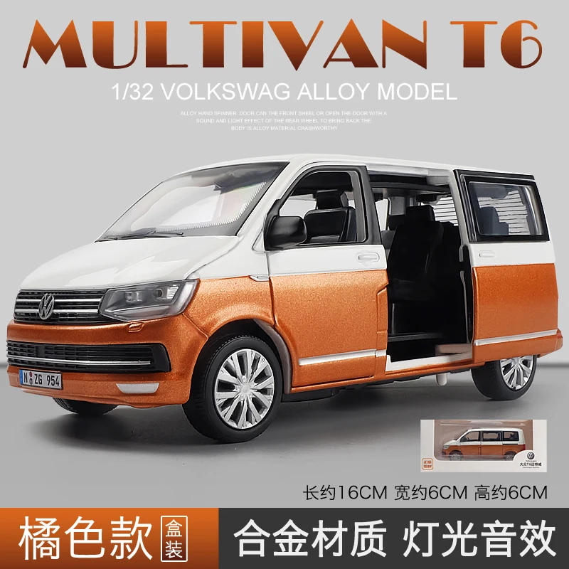 1:32 Высокая Имитация Volkswagen T6 Multivan MPV хлеб бизнес автомобиль сплав автомобиль модель игрушка для мальчиков автомобиль модель для детей Подарки
