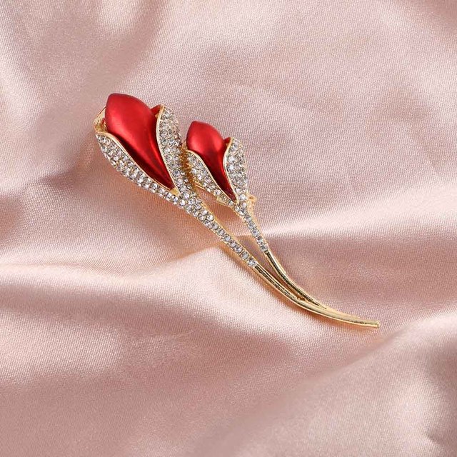 Flower Brooch Lapel Pin Rhinestone Jewelry Women Wedding Pins Large Brooches For Women broche Clothes Accessories