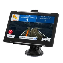 7 дюймов Автомобильный емкостный экран gps навигатор HD FM 8G 256M MP3/MP4 плеер Вождение голосовой навигатор Карта Европы