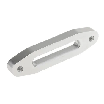 

ATV Aluminum Hawse Fairlead 3600 LBs ATV Winch Rope Cable Mount (Silver)