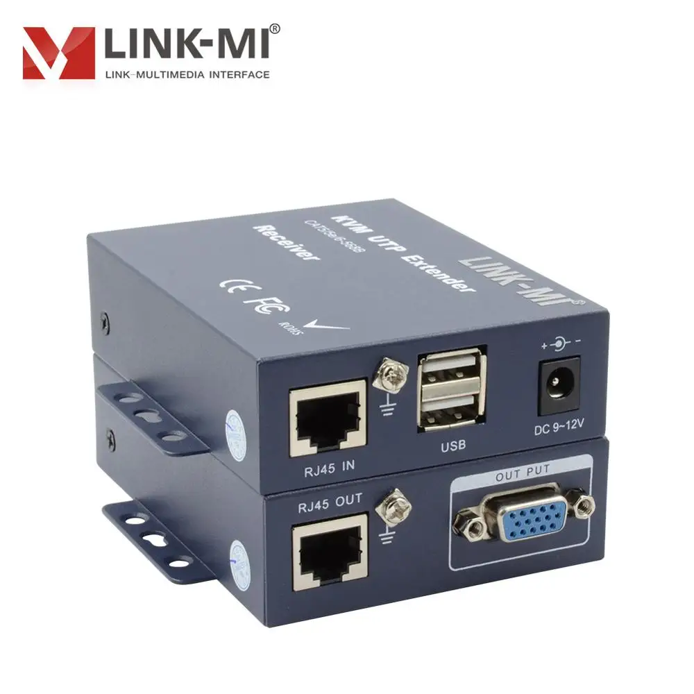 LINK MI K103TRU 300 м VGA USB KVM удлинитель по одной Cat5e/6 utp кабель для клавиатуры мыши и