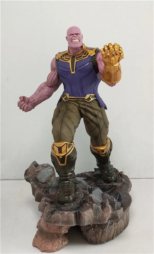 

[Temila] 14" 38cm Statue Avengers Infinity War Thanos Full-Length Portrait GK Action Figure Collectible Model Toy original BOX