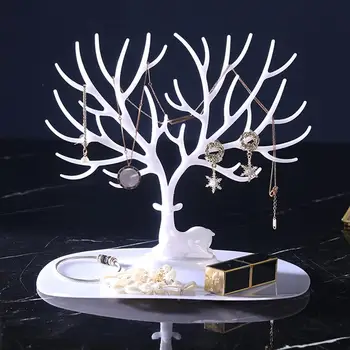 

2Pcs Deer Jewelry Rack Earrings Necklace Ring Pendant Bracelet Jewelry Display Stand Tray Tree Storage Jewelry Organizer Holder