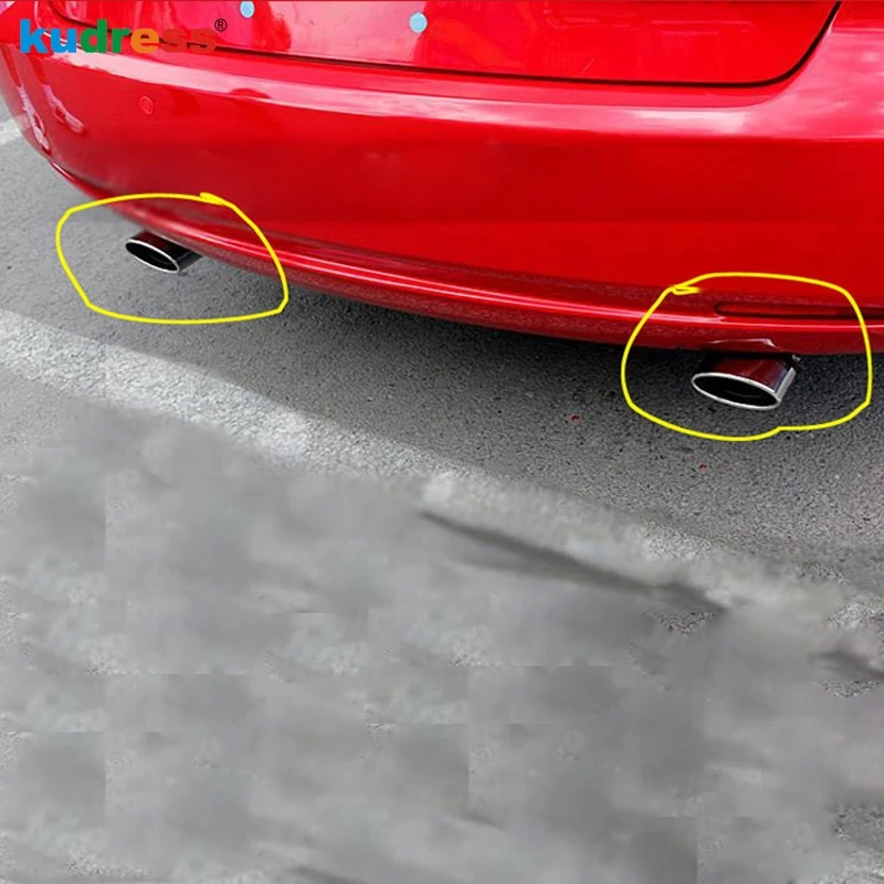 Для Mazda 6 M6 2003 2004 2005 2006 2007 2008 нержавеющая сталь Автомобильный задний глушитель